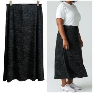 Vintage JKLA Midi Flowy Skirt Petite Size Large Modest